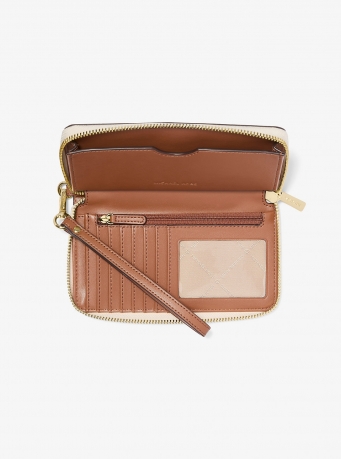 MICHAEL Michael Kors Jet Set Signature Logo Smartphone Wristlet
