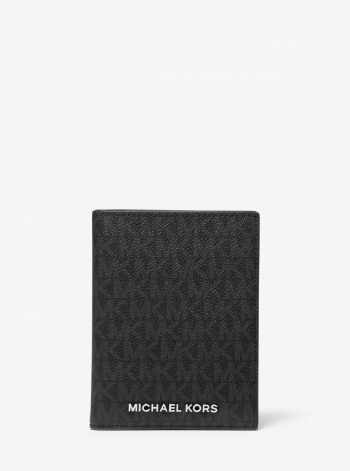 Jet Set Travel Medium Signature Logo Passport Case