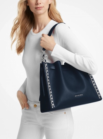 Mina Large Chain Shoulder Bag