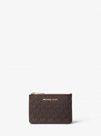 MICHAEL Michael Kors Jet Set Travel Small Signature Logo Coin Purse