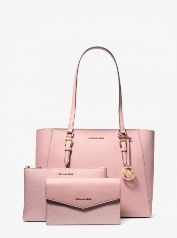 Michael Kors Charlotte Large Saffiano Leather 3-in-1 Tote Bag