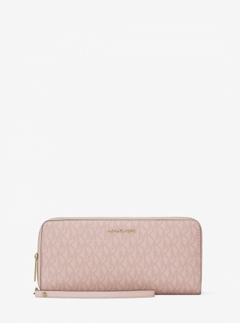 Jet Set Travel Large Signature Logo Continental Wristlet