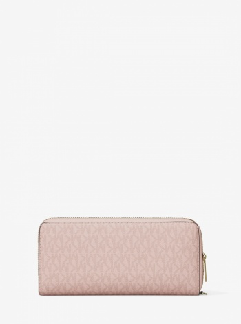 Jet Set Travel Large Signature Logo Continental Wristlet