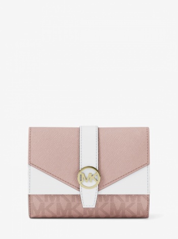 Greenwich Medium Signature Logo Trifold Wallet