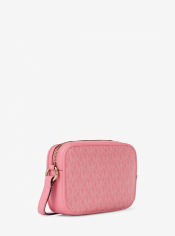 Jet Set Small Signature Logo Camera Crossbody Bag