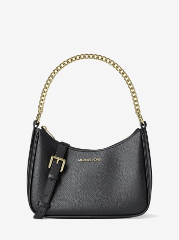 Jet Set Large Pebbled Leather Convertible Crossbody Bag
