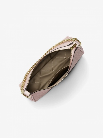 Jet Set Small Signature Logo Convertible Crossbody Bag