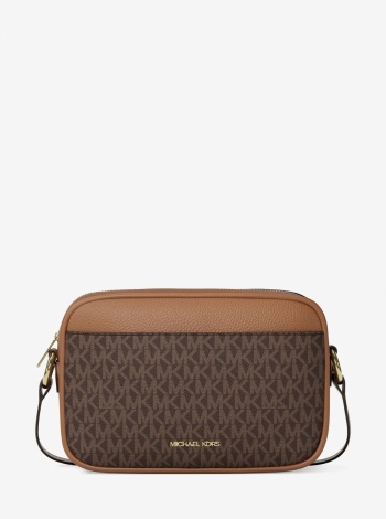Jet Set Travel Large Signature logo Camera Crossbody Bag