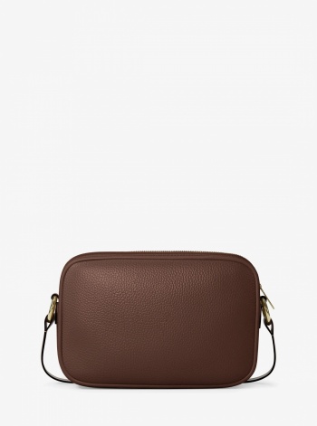 Jet Set Large Pebbled Leather Camera Crossbody Bag