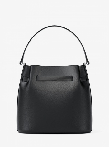 Carson Medium Pebbled Leather Convertible Bucket Crossbody Bag