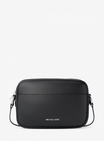 Jet Set Large Pebbled Leather Camera Crossbody Bag