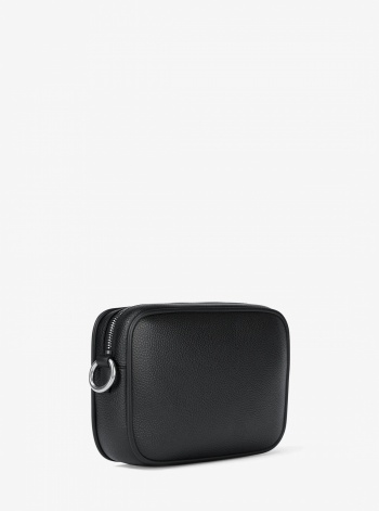 Jet Set Large Pebbled Leather Camera Crossbody Bag