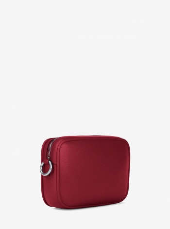 Jet Set Large Pebbled Leather Camera Crossbody Bag