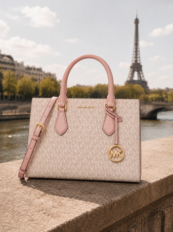 MICHAEL Michael Kors Sheila Medium Logo Satchel