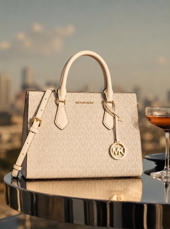 MICHAEL Michael Kors Sheila Medium Logo Satchel