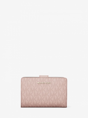 Jet Set Medium Signature Logo Bi-Fold Wallet