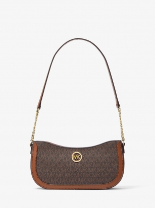 MICHAEL Michael Kors Leida Small Signature Logo Pochette