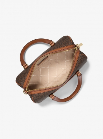 Jet Set Travel Medium Signature Logo Duffel Crossbody Bag