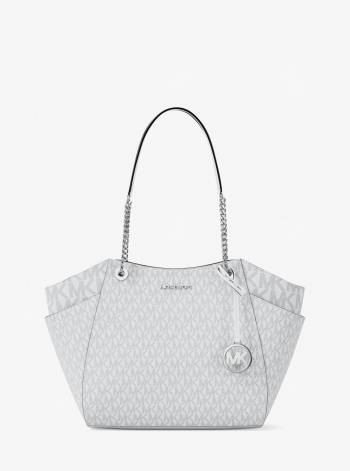 Jet Set Large Signature Logo Shoulder Bag