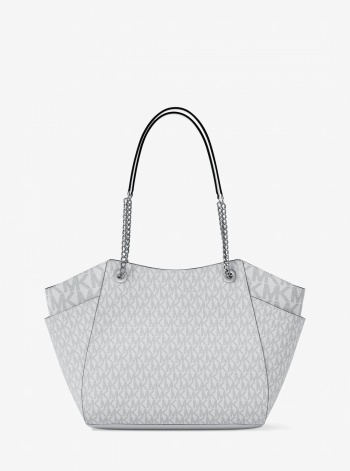 Jet Set Large Signature Logo Shoulder Bag