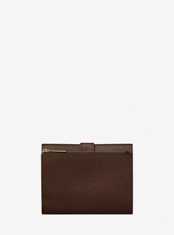 Greenwich Medium Saffiano Leather Trifold Wallet