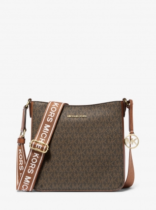 Michael Kors Jet Set Travel Small Signature Logo Messenger Bag