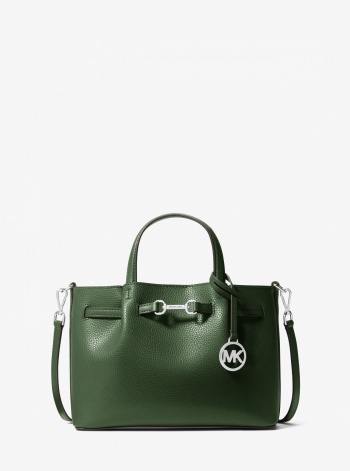 Michael Kors Carson Small Pebbled Leather Satchel