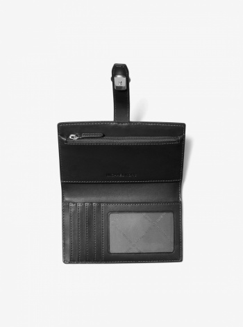 Greenwich Medium Saffiano Leather Bi-Fold Wallet