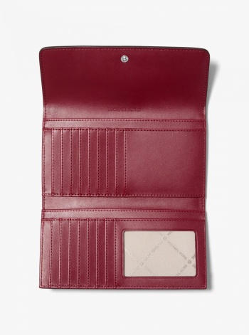 Jet Set Travel Signature Logo Tri-Fold Wallet