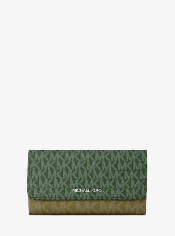 Jet Set Travel Signature Logo Tri-Fold Wallet