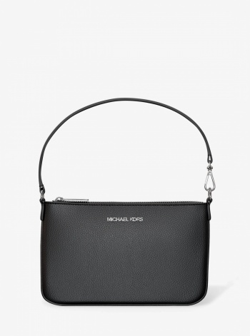 Jet Set Small Pebbled Leather Convertible Wristlet