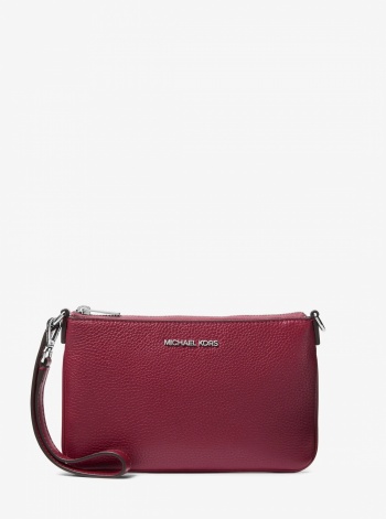 Jet Set Small Pebbled Leather Convertible Wristlet