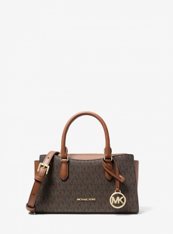 Arden Small Signature Logo Messenger Bag