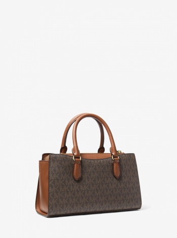Arden Small Signature Logo Messenger Bag