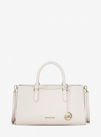 Arden Medium Leather Top-Zip Satchel