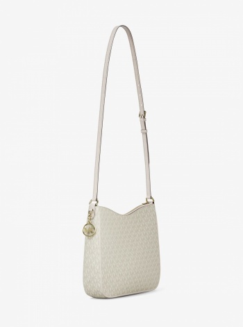 Nayla Medium Signature Logo Messenger Bag