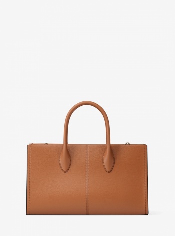 Mirella Medium Pebbled Leather Satchel