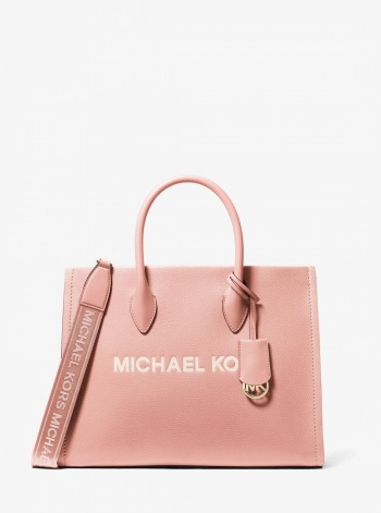 Mirella Medium Pebbled Leather Tote Bag