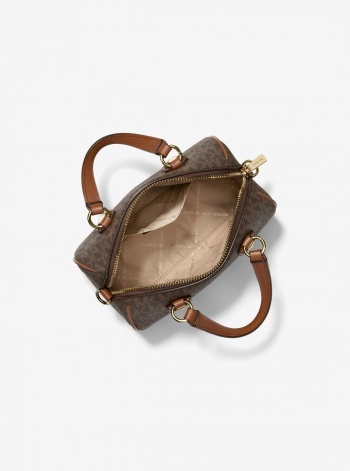 Grayson Small Signature Logo Duffel Crossbody Bag