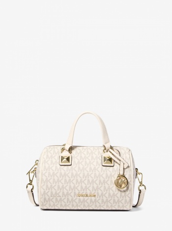 Grayson Small Signature Logo Duffel Crossbody Bag