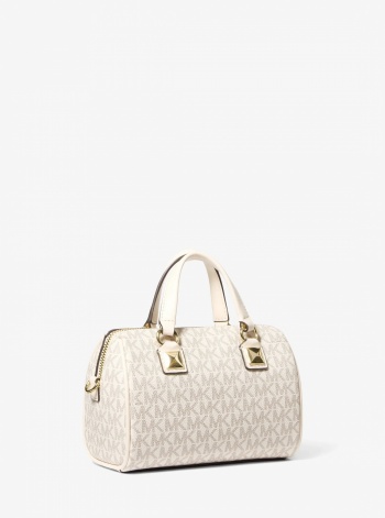 Grayson Small Signature Logo Duffel Crossbody Bag