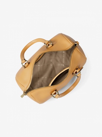 Grayson Medium Pebbled Leather Duffel Bag