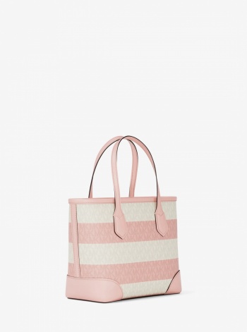 Eva Extra-Small Striped Signature Logo Convertible Tote Bag