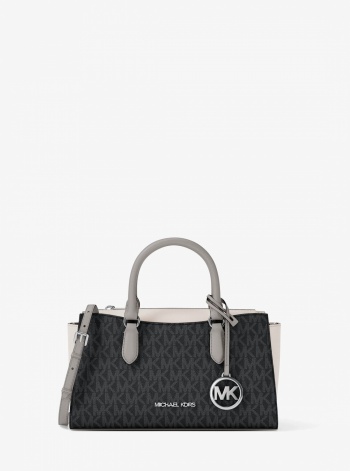 Arden Small Color-Block Signature Logo Messenger Bag