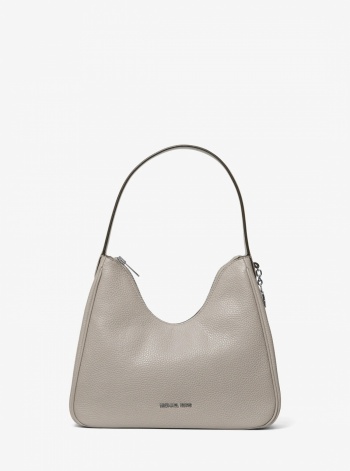 Nayla Small Pebbled Leather Hobo Shoulder Bag