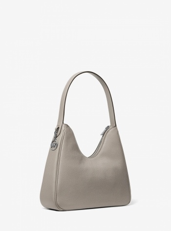 Nayla Small Pebbled Leather Hobo Shoulder Bag