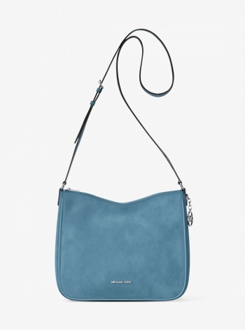 Nayla Medium Suede Messenger Bag
