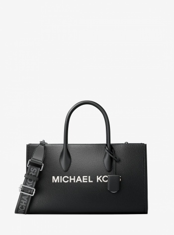 Mirella Medium Pebbled Leather Satchel