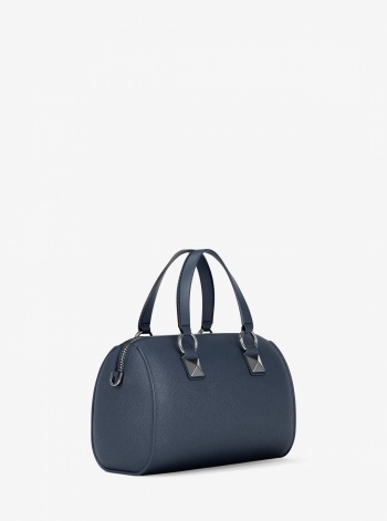 Grayson Small Pebbled Leather Duffel Crossbody Bag
