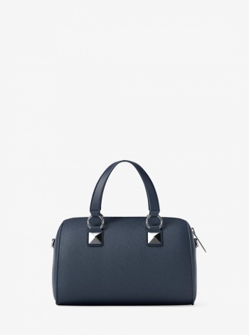 Grayson Small Pebbled Leather Duffel Crossbody Bag
